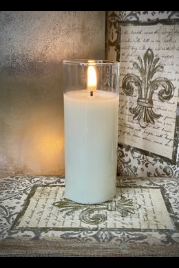**LIMITED TIME ONLY** 2x5" SIMPLY IVORY RADIANCE POURED CANDLE [478330]